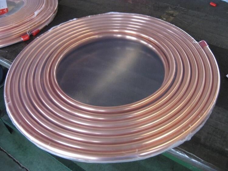 Copper pipe roll
