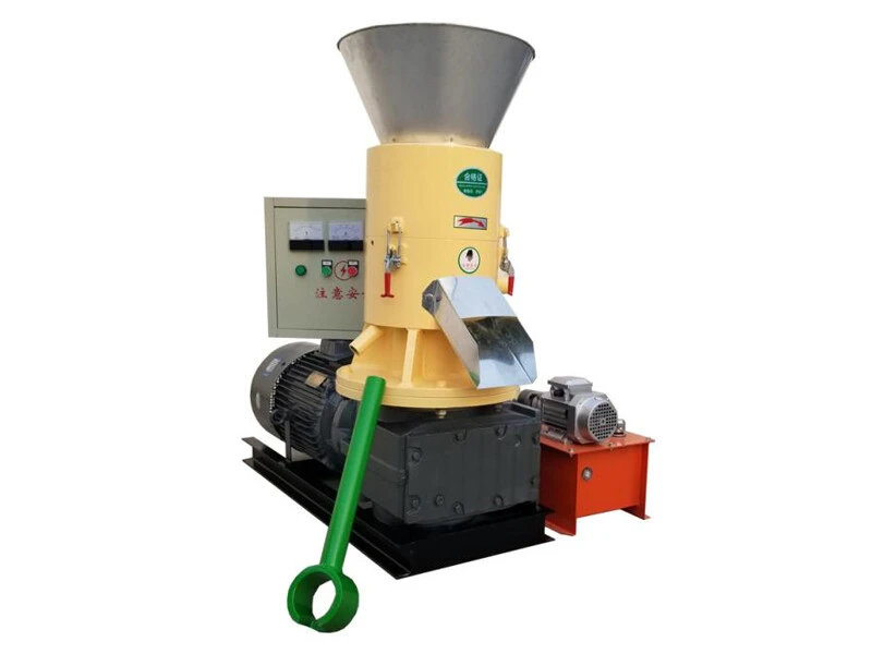 22KW SKJ300 Flat Die Wood Pellet Mchine