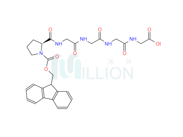 21-4；Glycine, 1-[(9H-fluoren-9-ylmethoxy)carbonyl]-L-prolylglycylglycylglycyl-