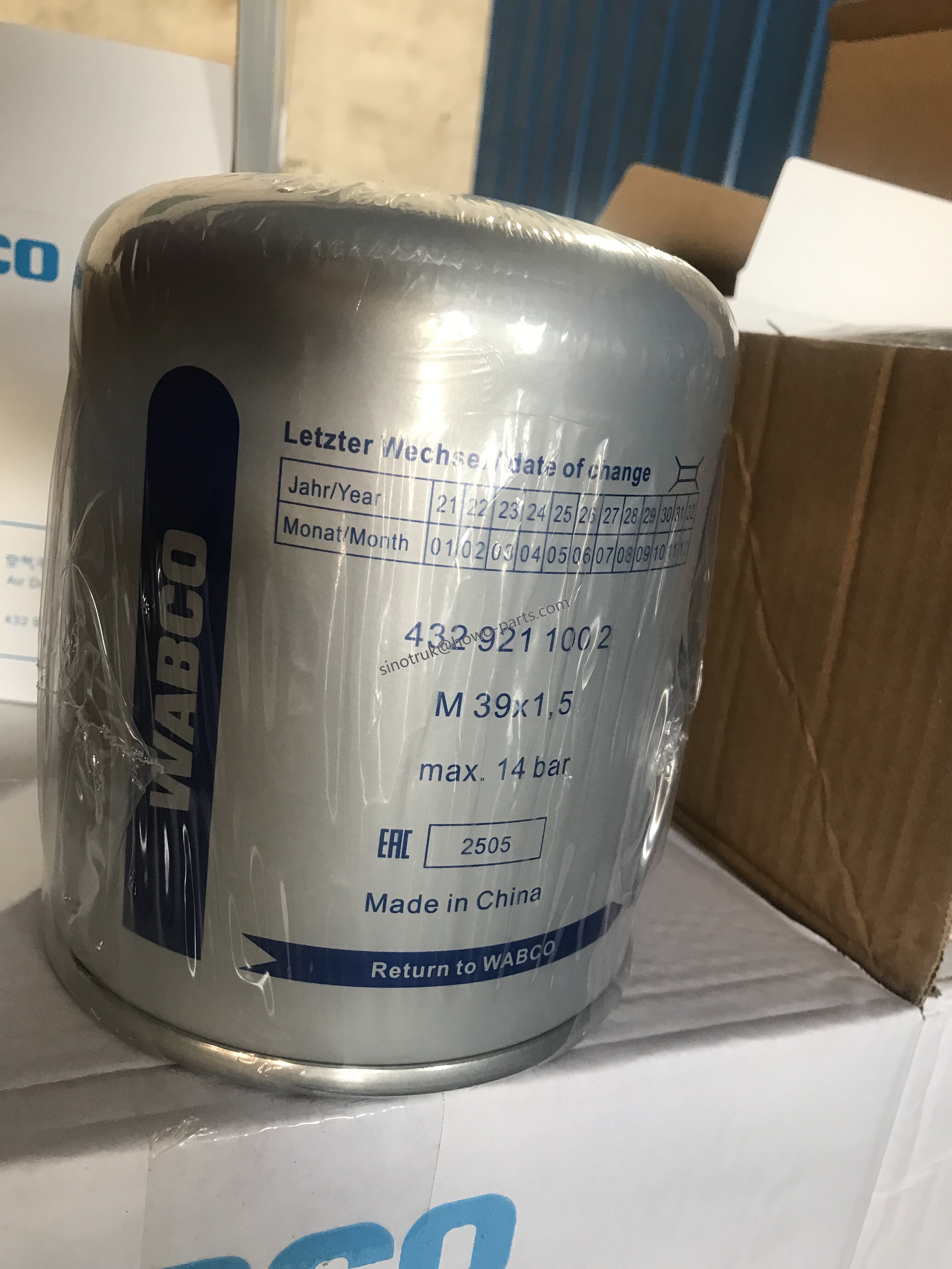 432 921 100 2 Air dryer filter