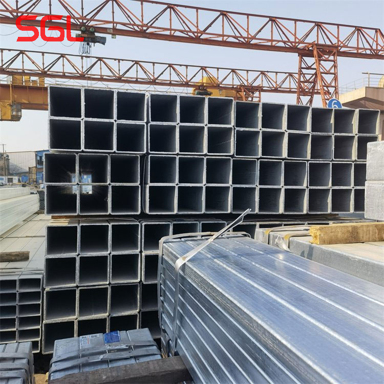 DN15 Steel pipe galvanized square pipe 
