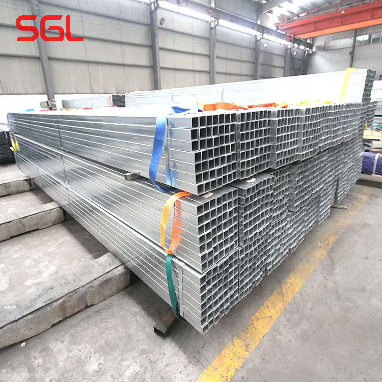 DN15 Steel pipe galvanized square pipe 