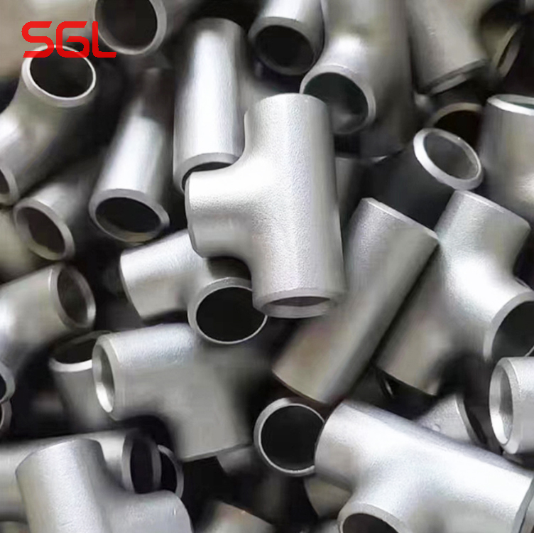 Stainless steel B16.9 butt-weld ends tee