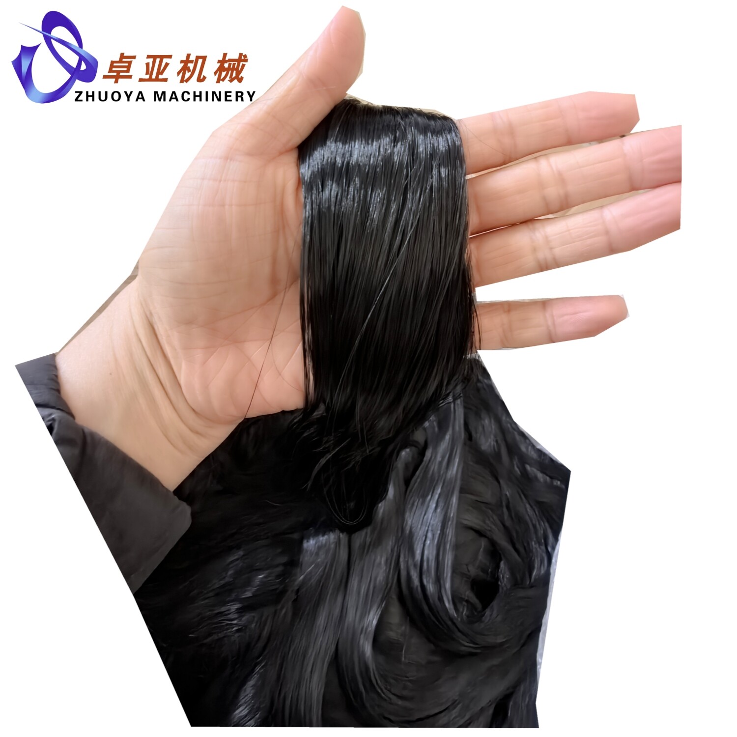 Low Temperature Flame-retardant Pre-stretched Synthetic hair fiber Filament in bulk