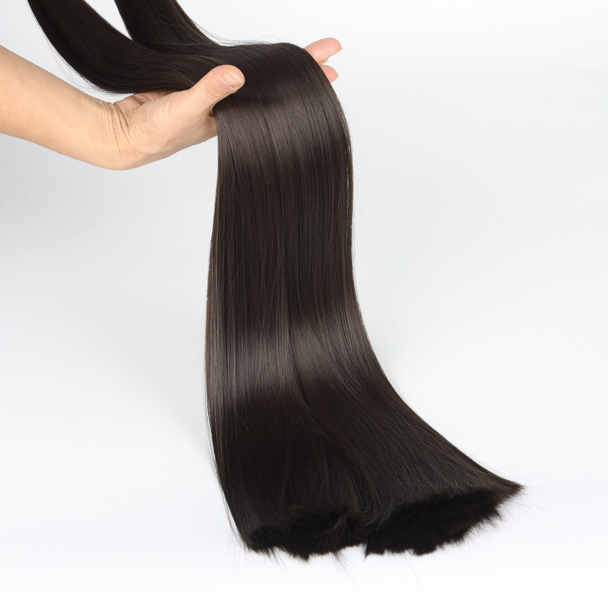 Super Light Low Temperature Synthetic Hair Fiber Filament Material for Wigs Extensions Braidings Lace Wig Crochet Curly Hair