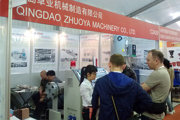 Zhuoya plastic extruder exhibits on Russia Plastic Show
