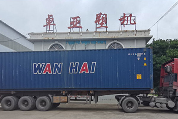 PET PP Crimped Filament Machine Shipment
