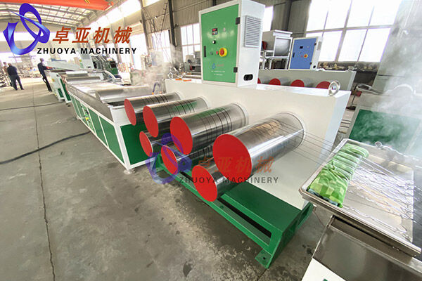 New Synthetic Hair Filament Machine Running Test Before Shipment