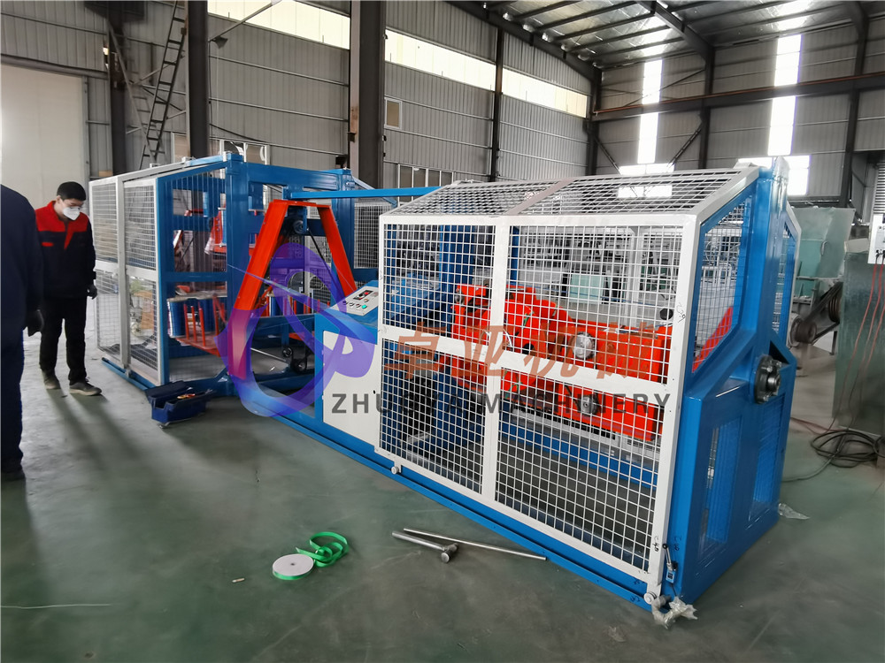 Rope twisting machine running test finshed on 28th, March