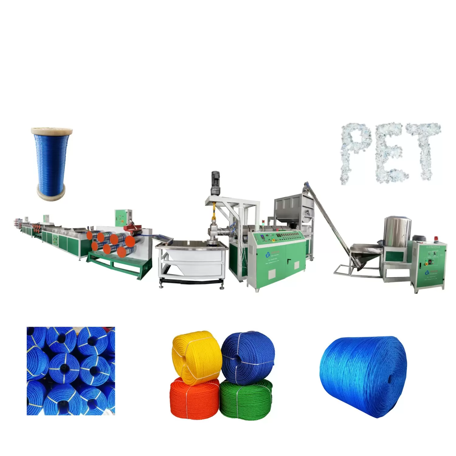 Plastic Synthetic Hair Filament Extruder Machine