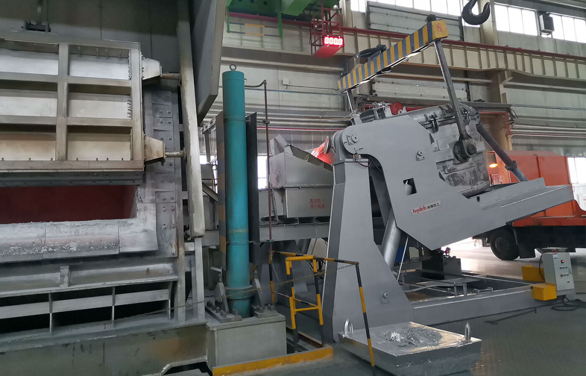 Vacuum Suction Transfer Ladle Hydraulic Tilting De