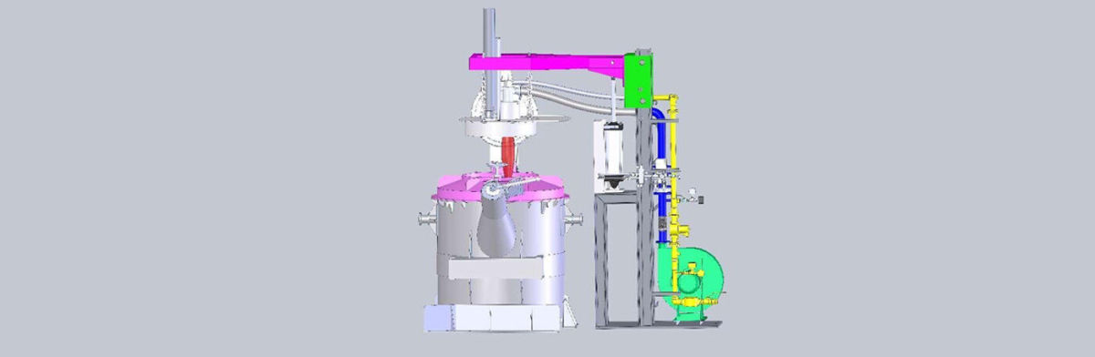 Gas Fired Molten Aluminium Transfer Ladle Preheati