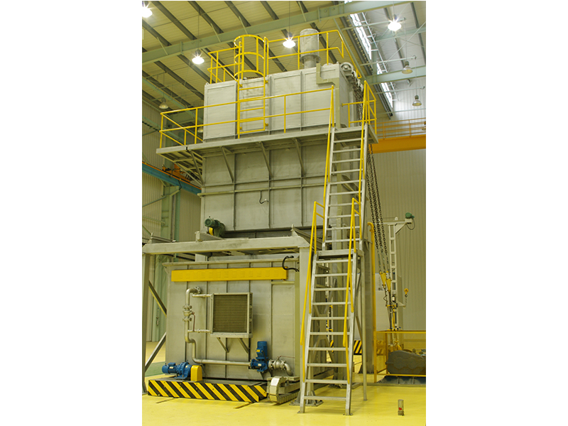 Horno de endurecimiento de solución de aluminio