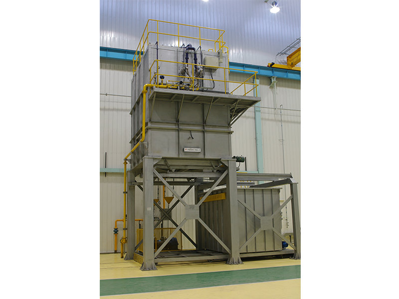 Horno de endurecimiento de solución de aluminio