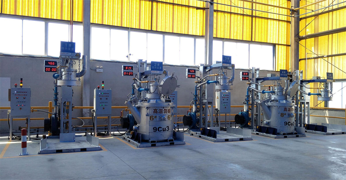 Vaccum Suction Transfer Ladle Preheating Equipment