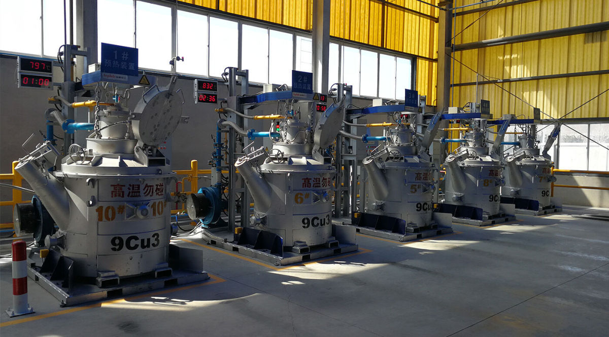 Gas Fired Molten Aluminium Transfer Ladle Preheati Gas Fired Molten Aluminium Transfer Ladle Preheati