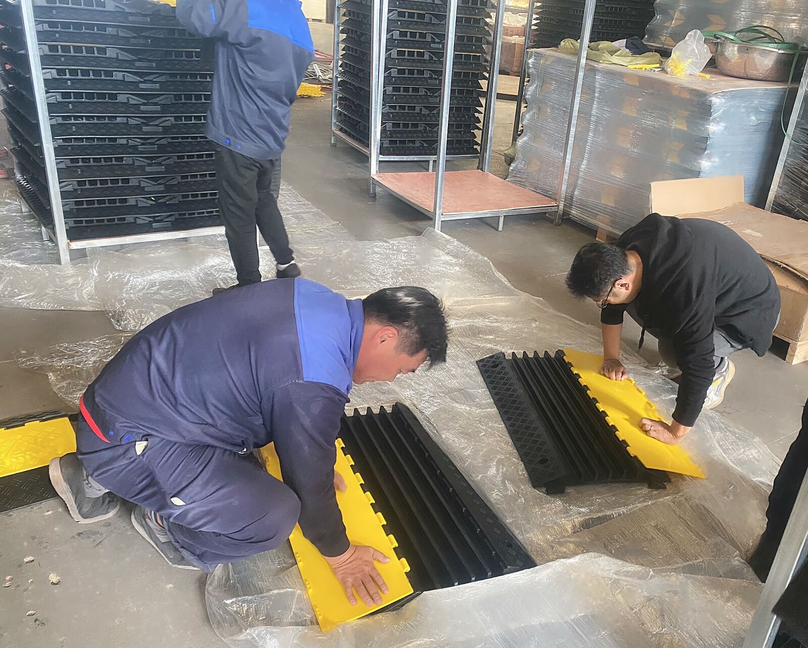 Quality control before shipment for the cable protector