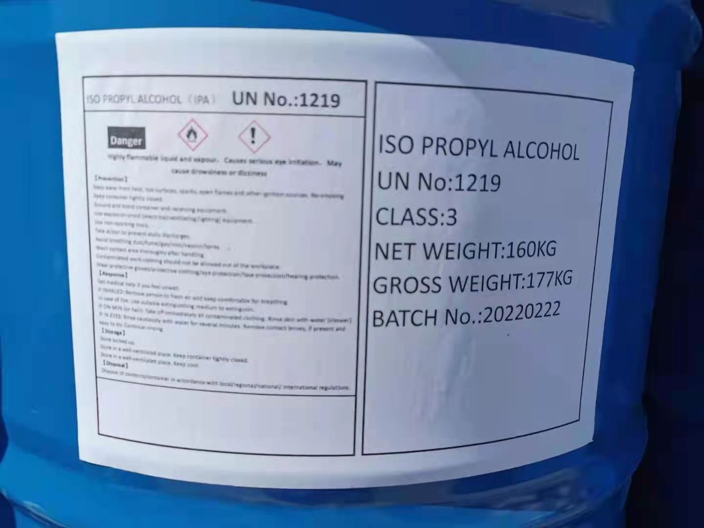 Alcohol isopropílico