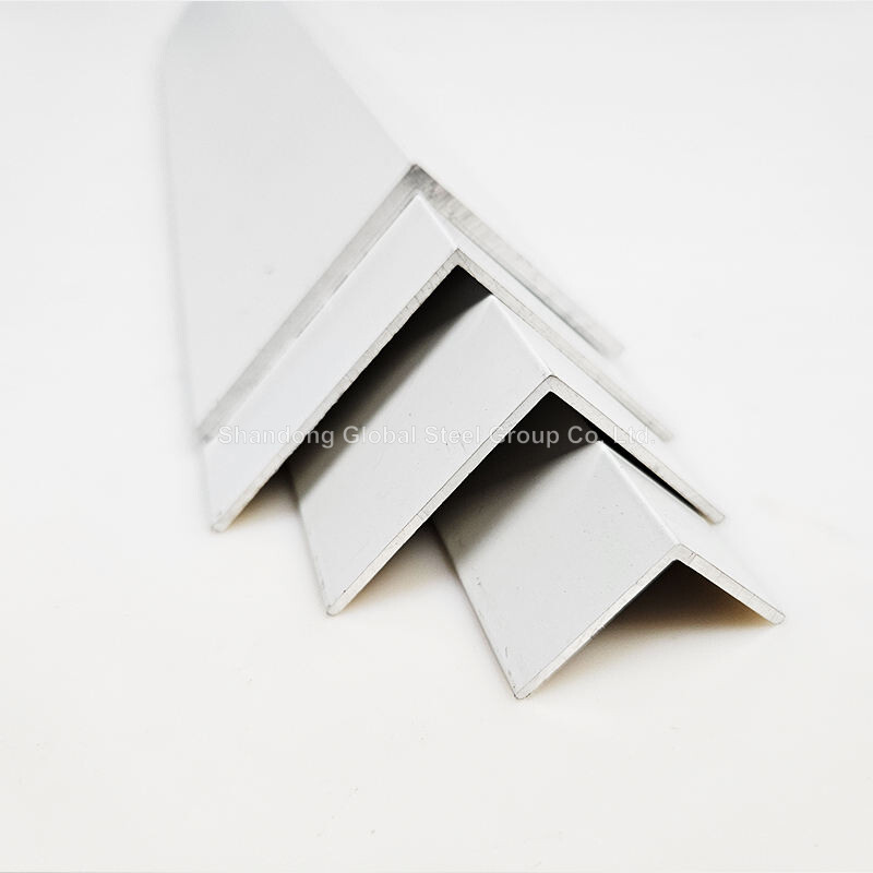 High Quality Custom6061 6063 T5 T6 White Powder Spray Size Aluminum Angle Aluminum Extrusion Profile