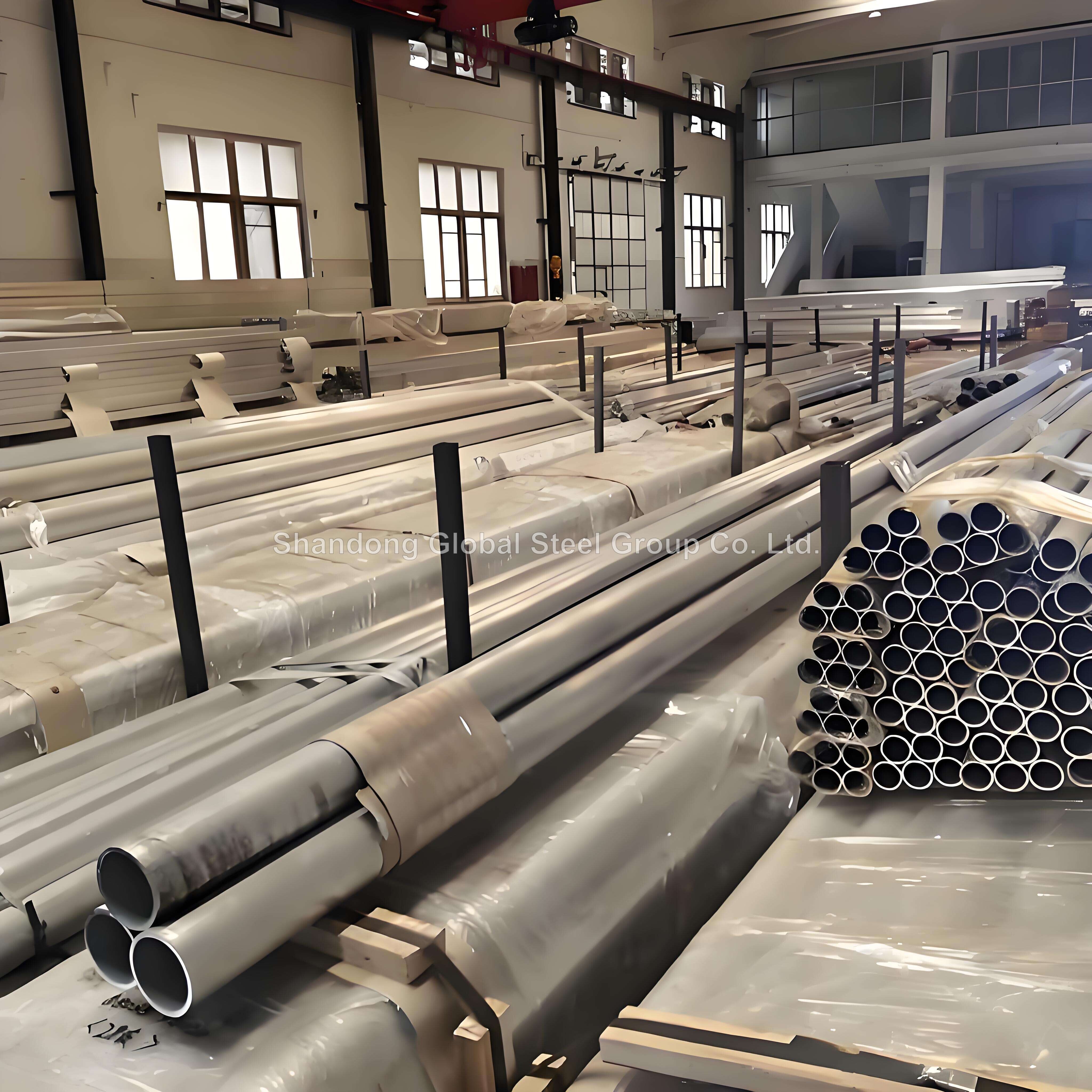 1100 H18 H24  Mill Finished Polished Alloy Tube Aluminium Round Pipe
