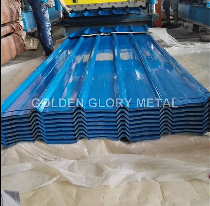 Dx51D Gi PPGI PPGL Galvalume Color Coated Prepainted Galvanized Corrugated Steel Metal Roofing Sheet