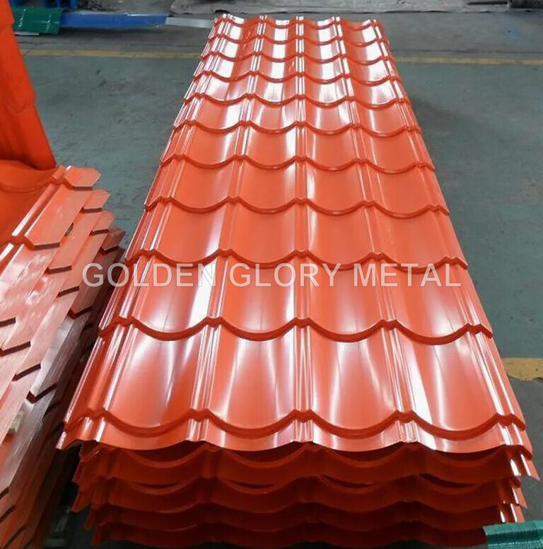  Dx51D Gi PPGI PPGL Galvalume Color Coated Prepainted Galvanized Corrugated Steel Metal Roofing Sheet