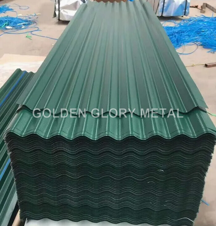  Dx51D Gi PPGI PPGL Galvalume Color Coated Prepainted Galvanized Corrugated Steel Metal Roofing Sheet