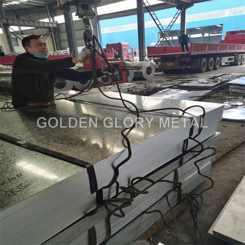 Z100 Gauge 12   Galvanized Galvalume  PPGI Steel Metal  Sheet 
