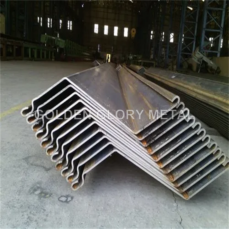 Low price U type SPU-I /SPU-II /SPU-III FRP sheet pile weight sheet pile SY 390 Z type cold formed steel sheet pile