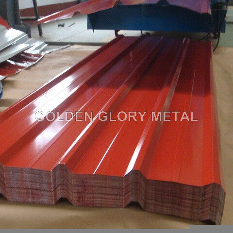 PPGI color coated corrugated roofing sheet prepainted galvanized steel roofing sheet for house panel used construction building