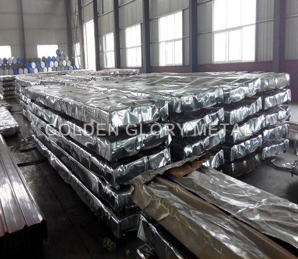 PPGI color coated corrugated roofing sheet prepainted galvanized steel roofing sheet for house panel used construction building