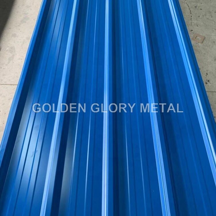 Color Coated Prepainted Corrugated Steel Metal Roofing Sheet With High Quality