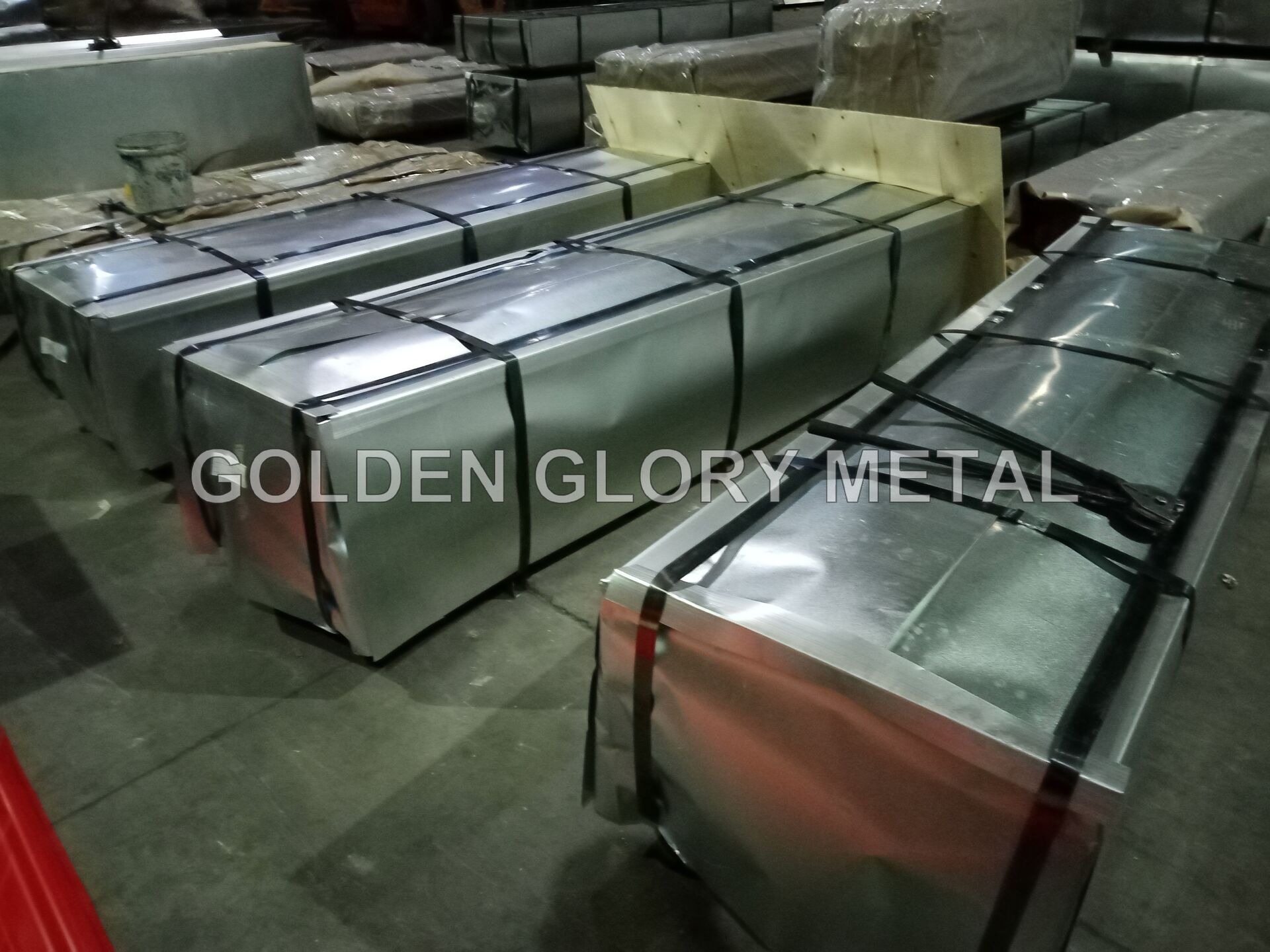 Zinc Metal Plate RAL Prepainted Galvalume Color GI Coated Steel Roofing Corrugated Galvanized Steel Sheet