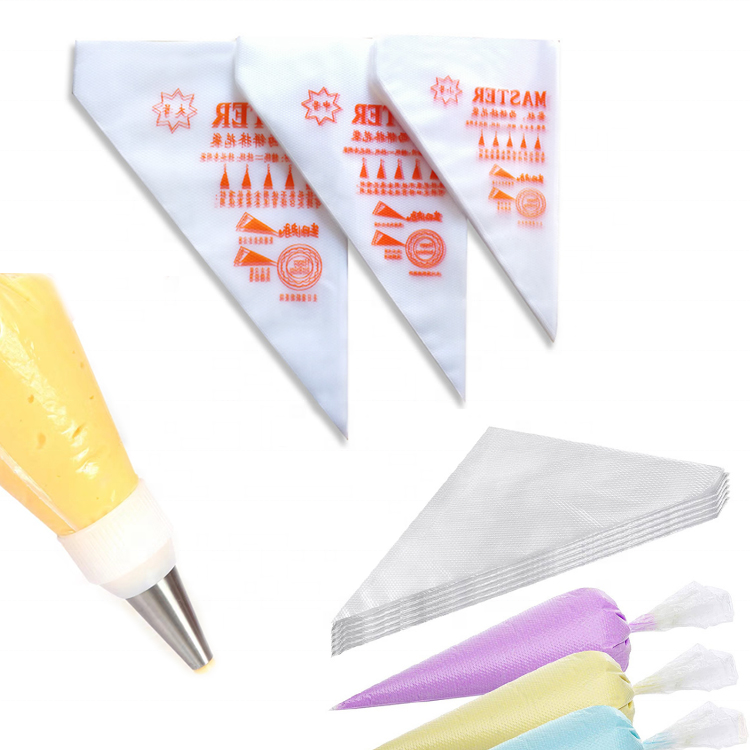 Disposable pastry piping bags