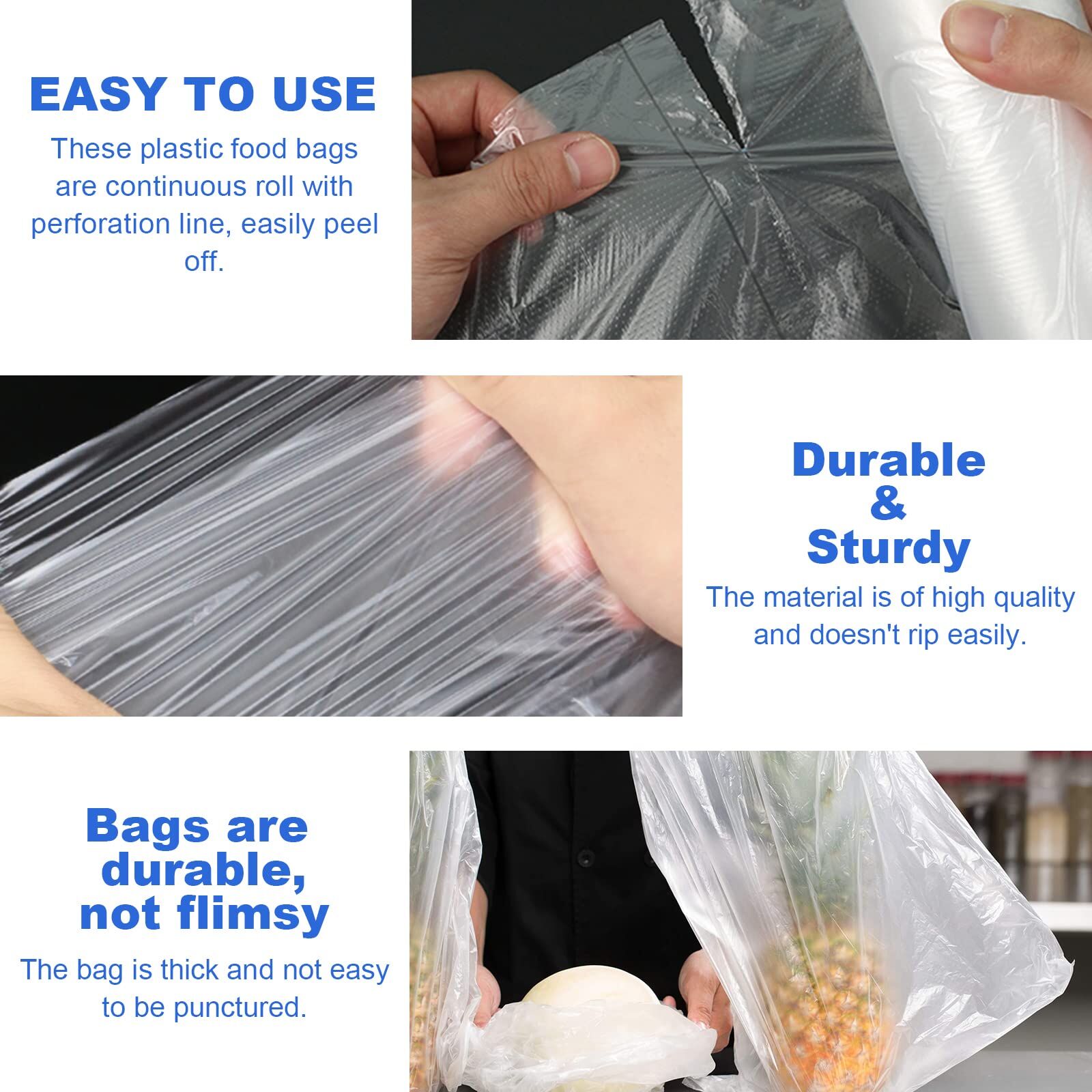 Flat bag， Freezer bags