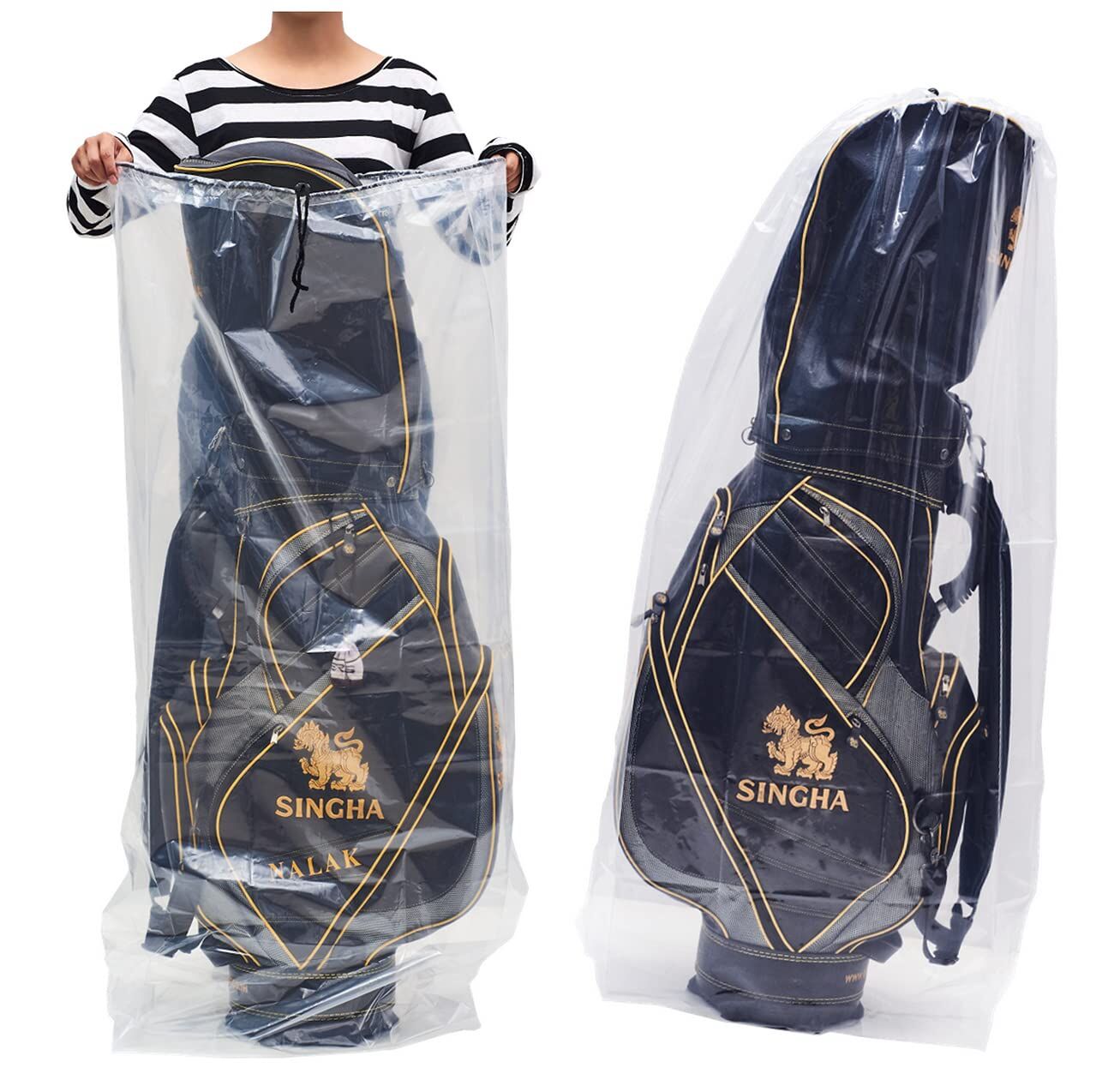 RPE materials Big Plastic Bags Multi-Purpose Drawstring Bag