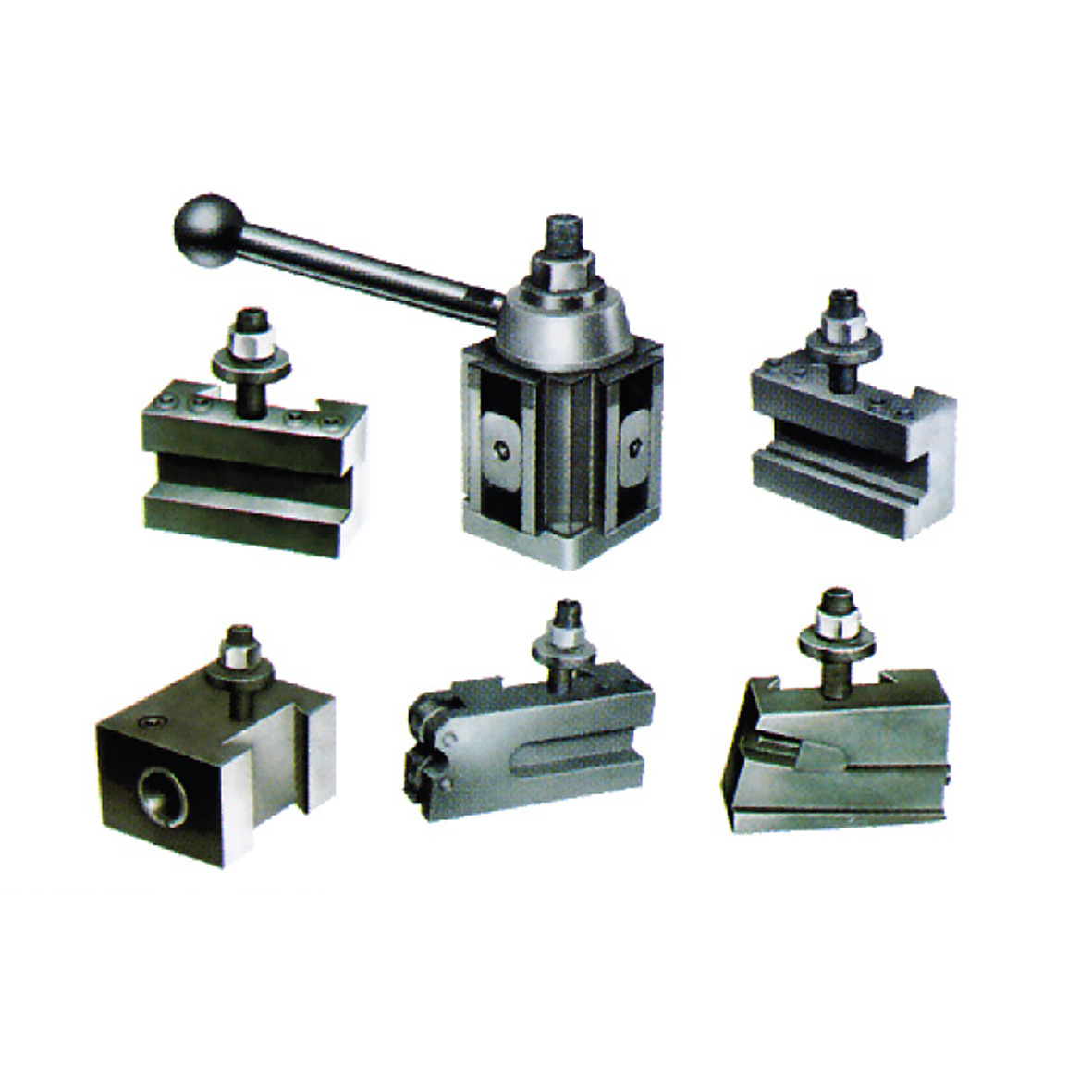 Piston type quick change tool post sets-6pcs