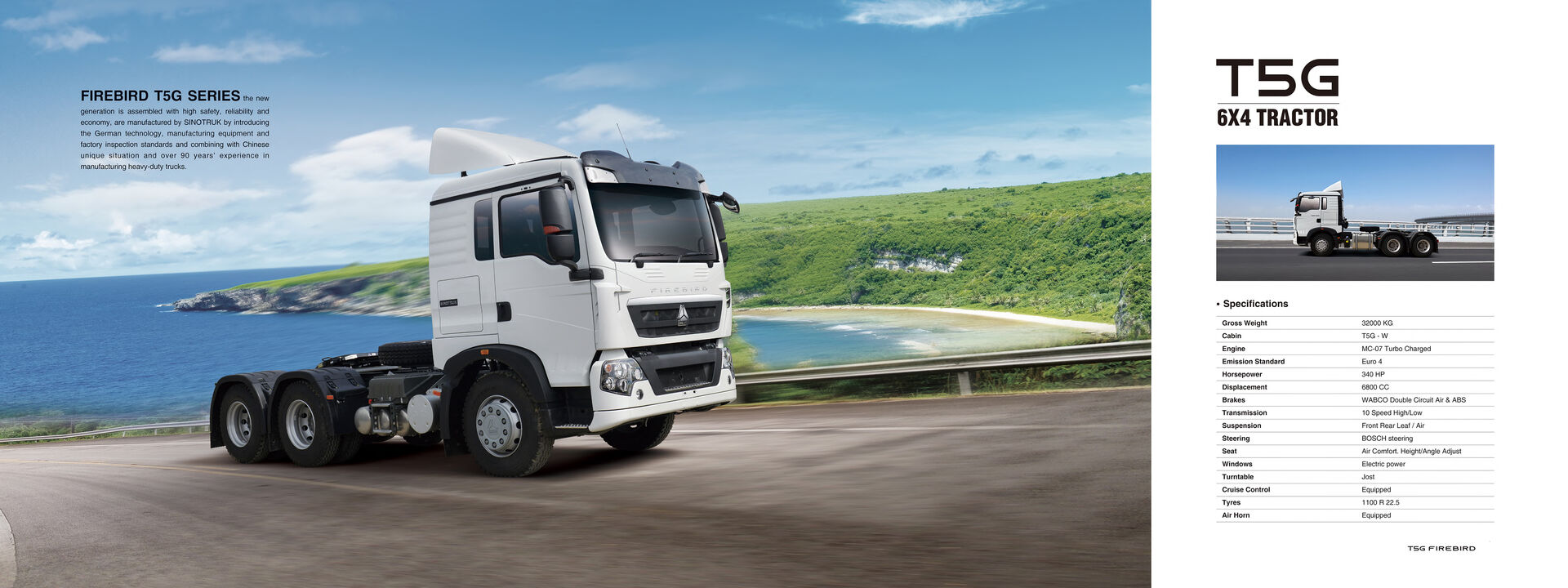 CAMINHÃO TRATOR HOWO-T5G