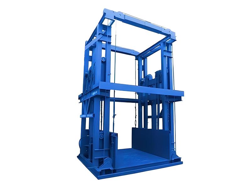 Guide rail hydraulic lifting platform