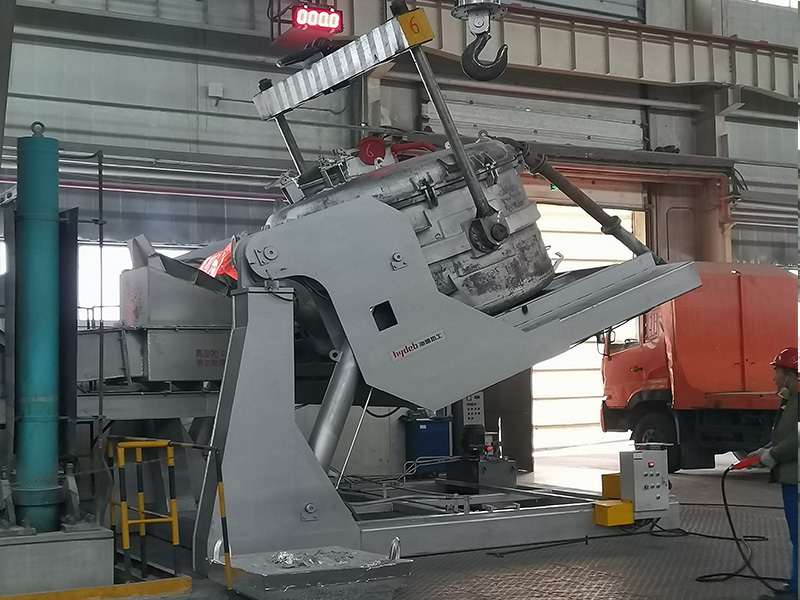 Vacuum Suction Transfer Ladle Hydraulic Tilting Device