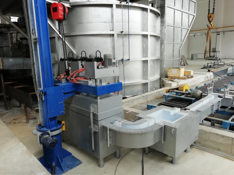 Flow-through in-line degassing equipment