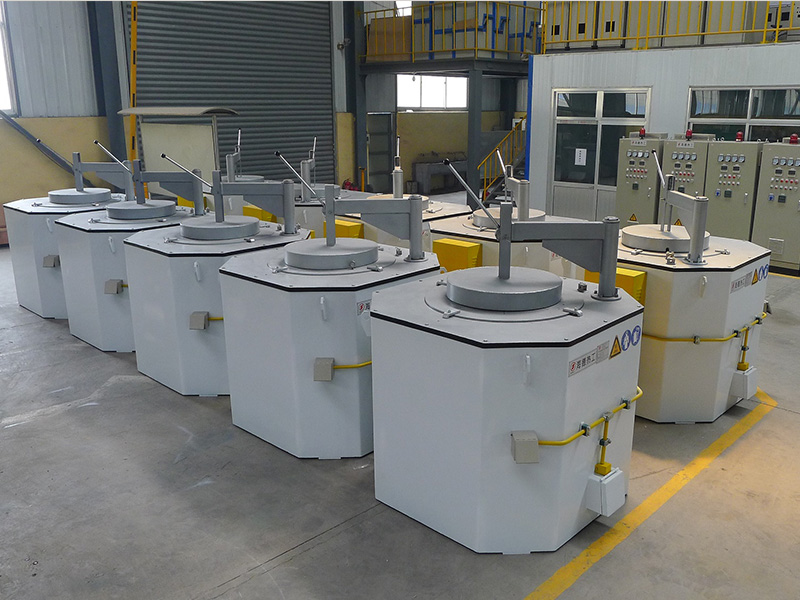 Stationary Aluminium Melting and Holding Crucible Furnace