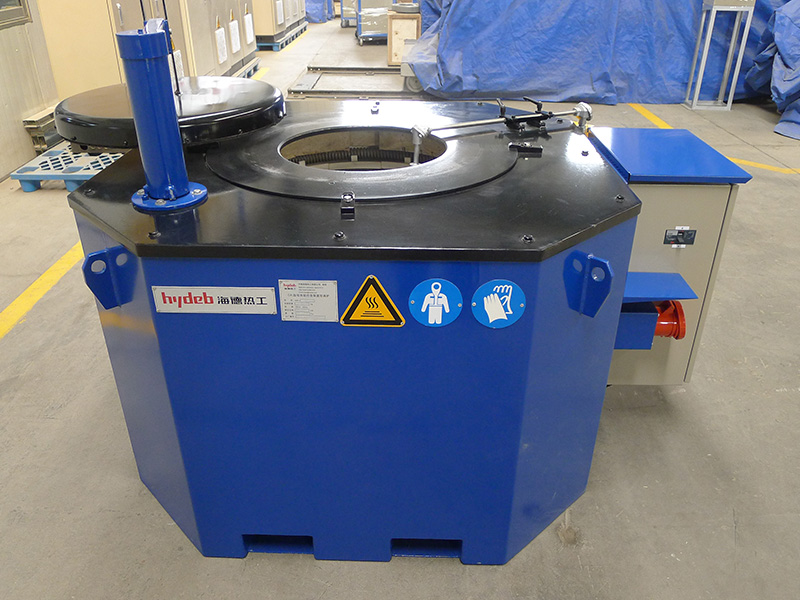 Stationary Aluminium Melting and Holding Crucible Furnace