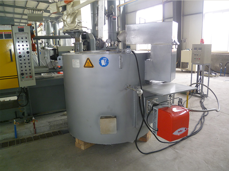 Stationary Aluminium Melting and Holding Crucible Furnace