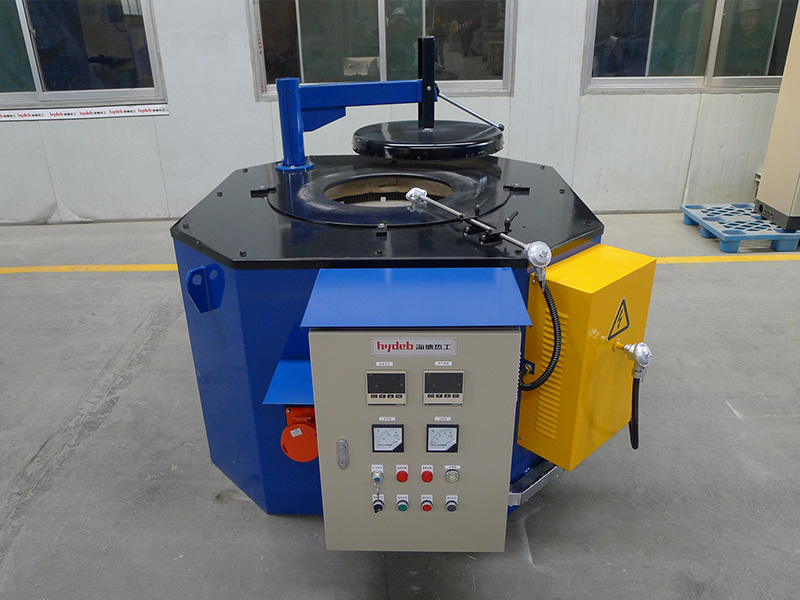 Stationary Aluminium Melting and Holding Crucible Furnace