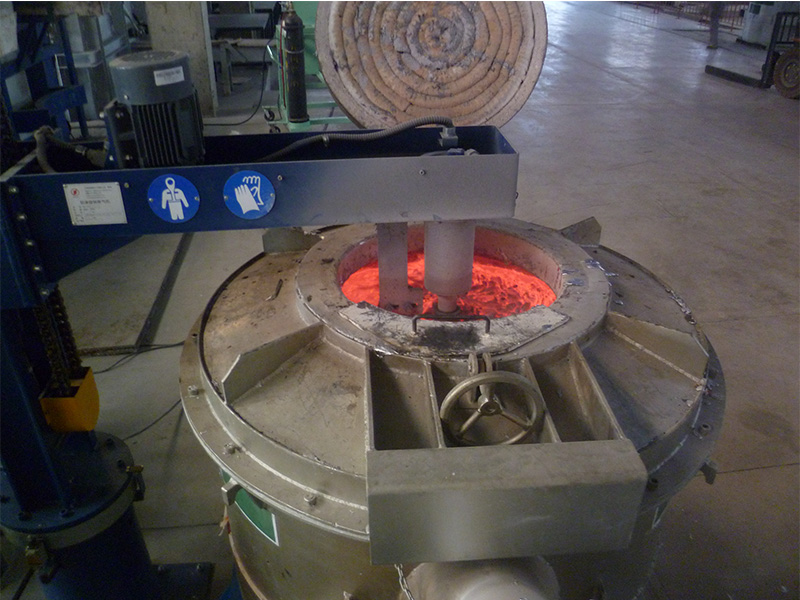 Stationary Rotary Degassing and Fluxing Unit