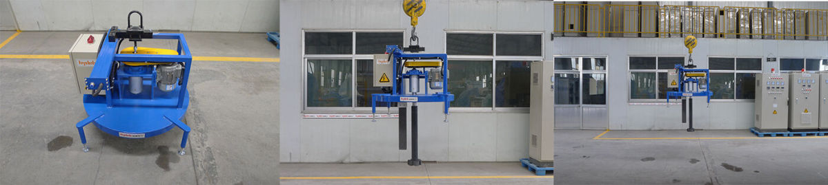 Suspending Rotary Degassing and Fluxing Unit