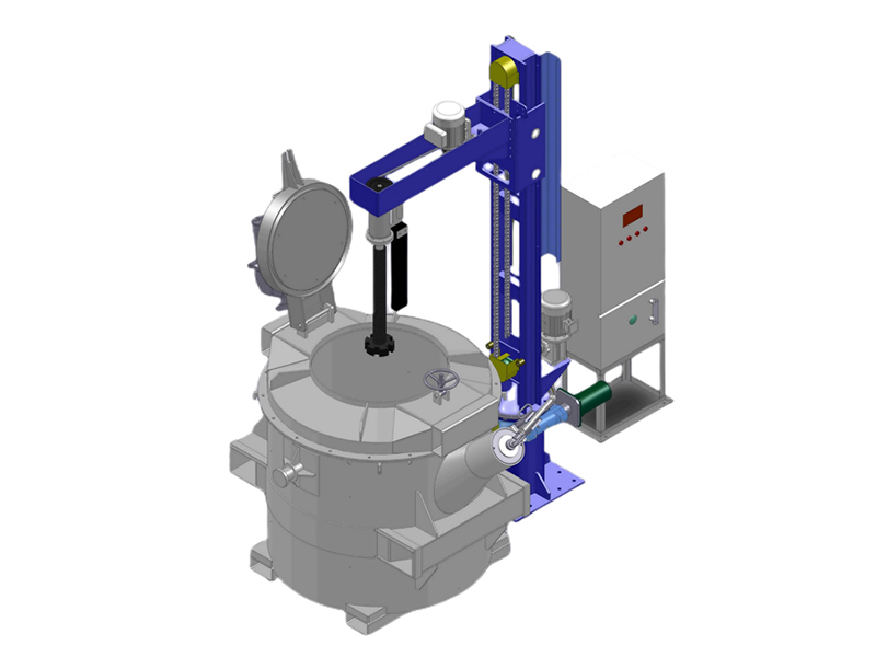 Stationary Rotary Degassing and Fluxing Unit