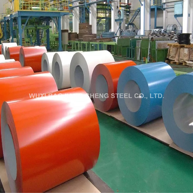 DX51D color coated steel plate pre-coated galvanized steel coil