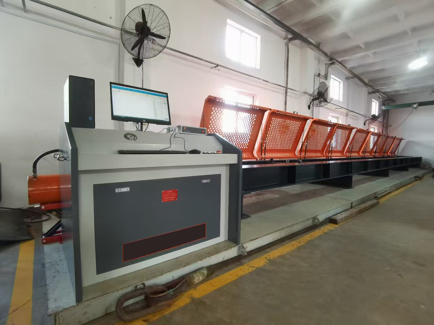 LAW-400 Microcomputer controlled electro-hydraulic servo horizontal tensile testing machine